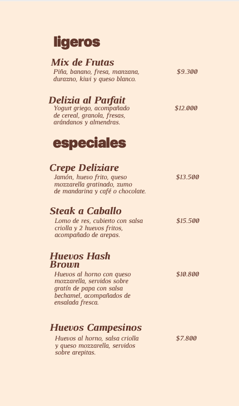 Carta de Pan & Chocolate — página 7